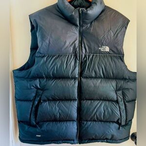 The North Face Nuptse Goose Down Puffer Vest XXL 700 Full Zip Outdoor